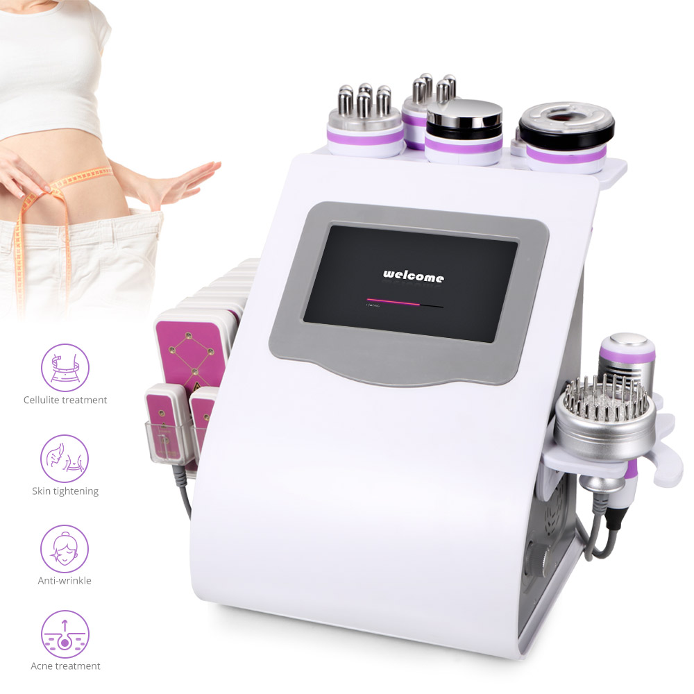 9 in 1 40K Ultrasonic Cavitation RF Vacuum Face Tightening Slimming Machine